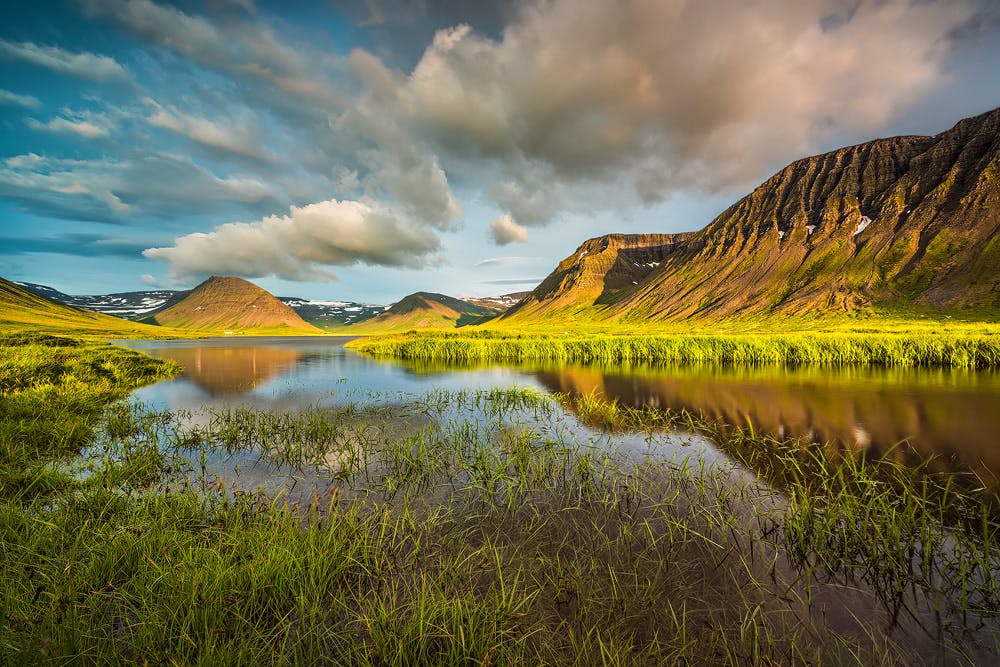 Les fjords de l'ouest présentent certains des plus beaux paysages d'Islande.