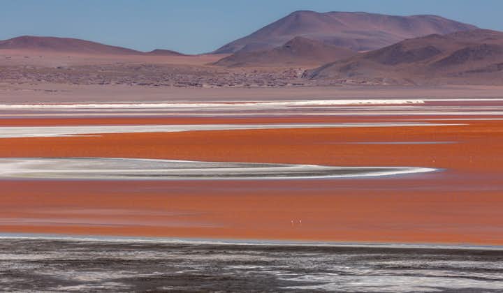 Salt plains in Bolivia.