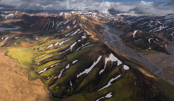 Landmannalaugar is best known for its geothermal pools and colourful rhyolite hills.