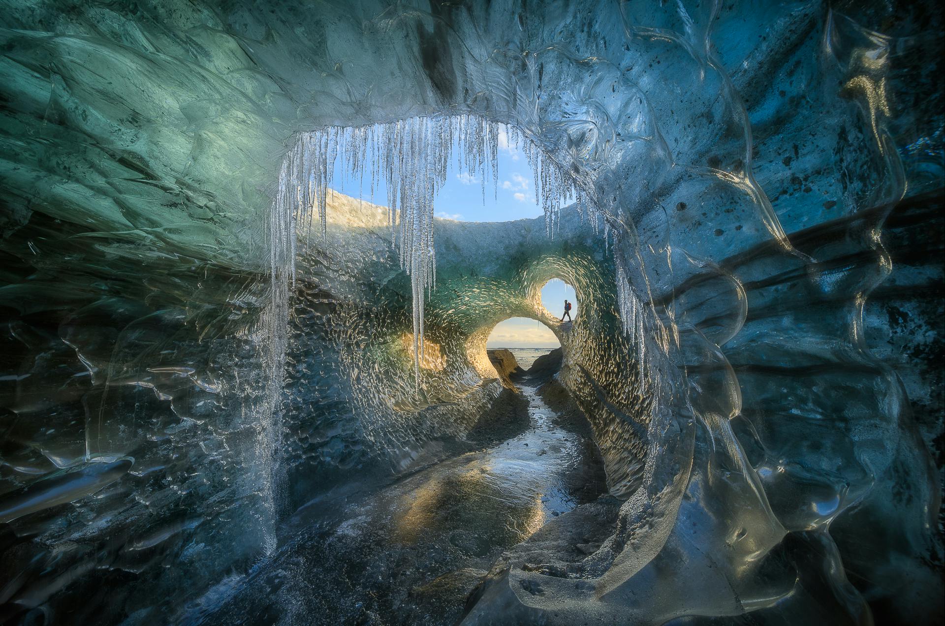 Tour fotográfico de 4 días | Auroras boreales y cueva de hielo