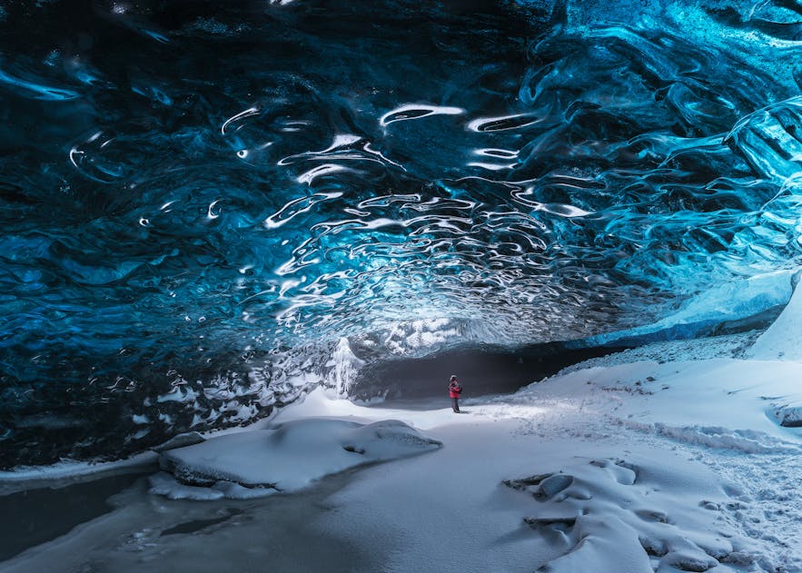 ice cave in Iceland