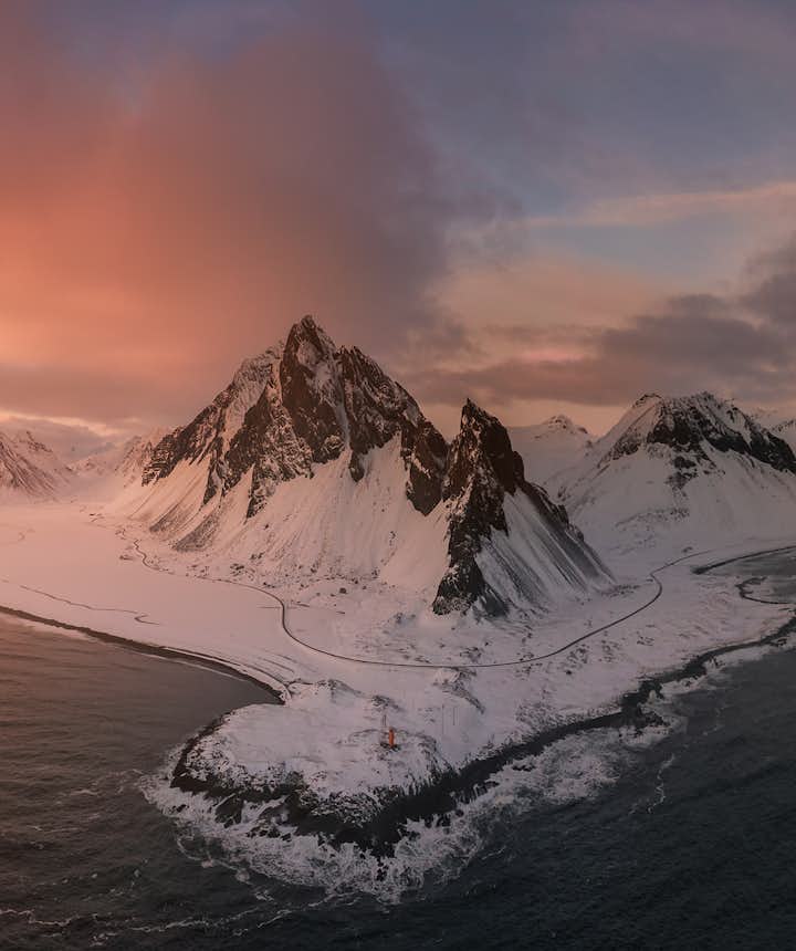Aerial view of Vestrahorn - Photo by Edwin Martinez