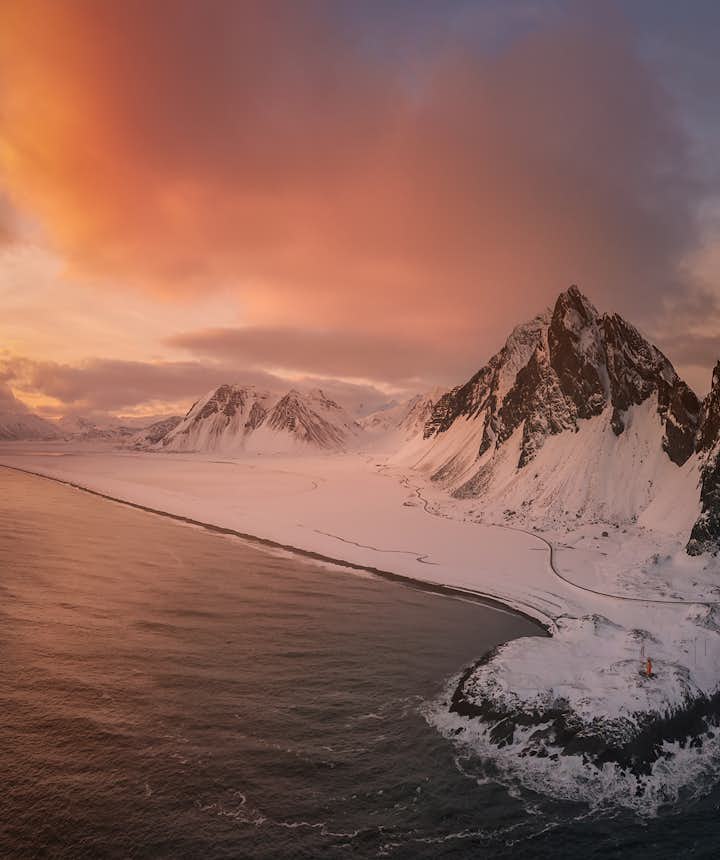 Aerial view of Vestrahorn - Photo by Edwin Martinez
