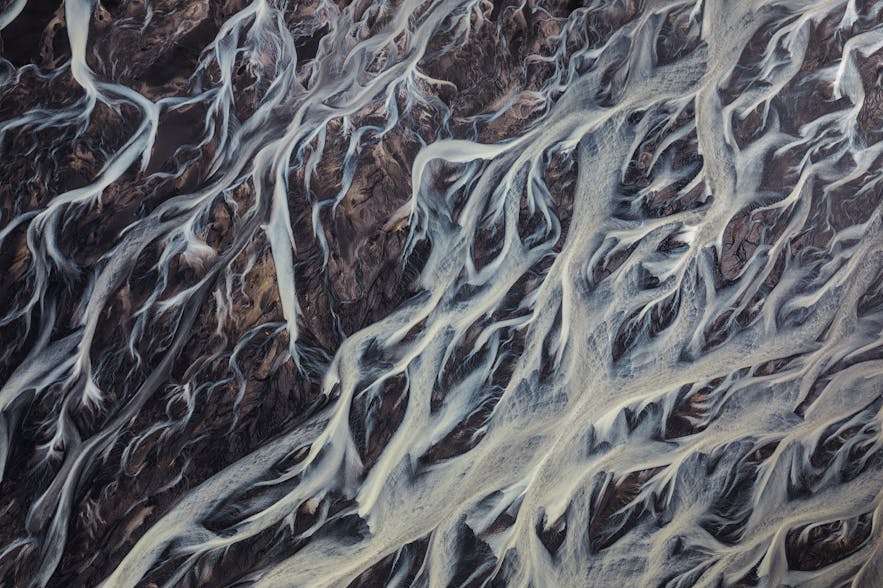 Braided river system - Photo by Iurie Belegurschi