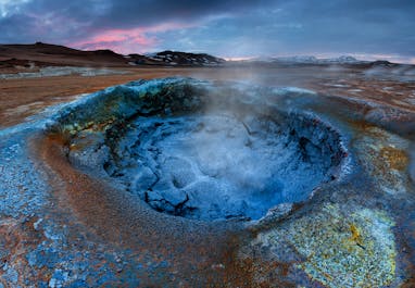 L'ultraterrena regione di Mývatn si trova nel nord dell'Islanda.