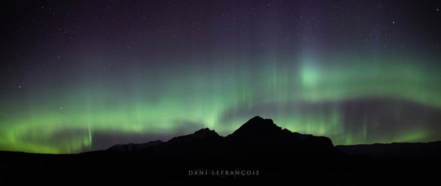 Evaluative metering is best when photographing Northern Lights - Photo by Dani Lefrancois