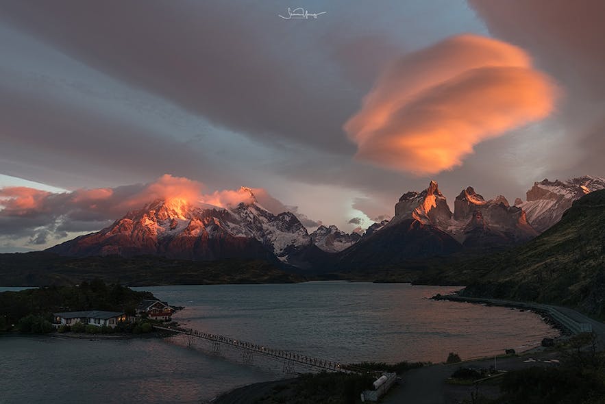 Alpenglow in Patagonia - Photo by Shaun Young