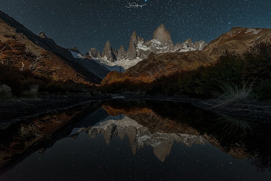 Reflections at night - Photo by Shaun Young