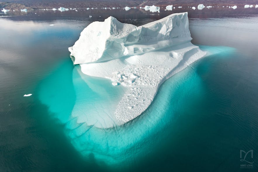 Aerial view of Greenland - Photo by Mike Long