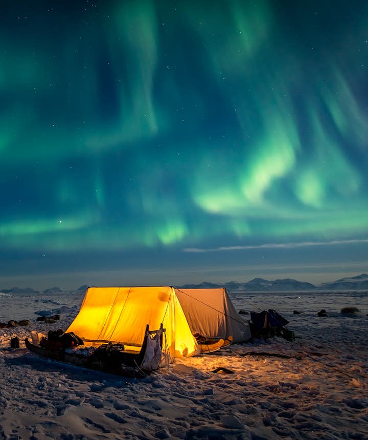 Ice Camp Aurora. Photo by: 'Kerry Koepping'.