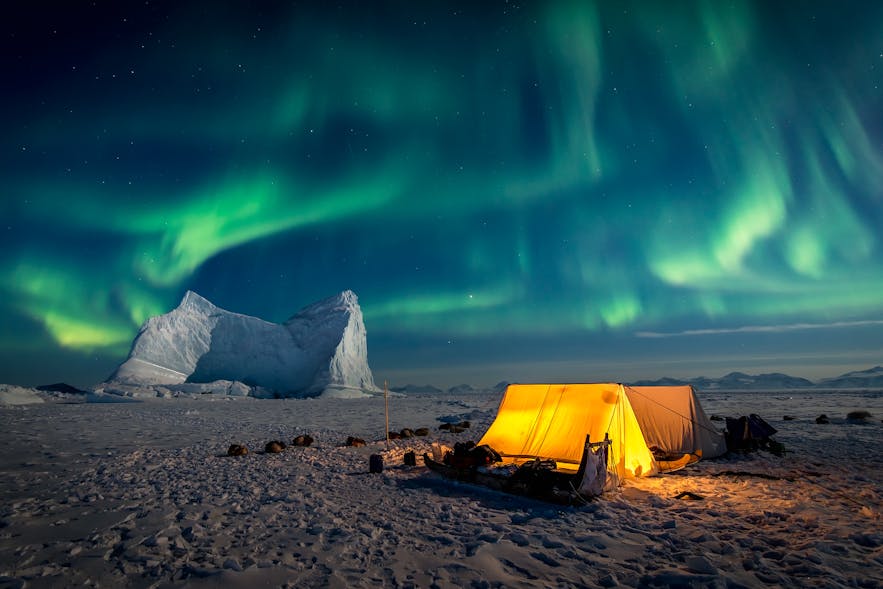 Ice Camp Aurora. Photo by: 'Kerry Koepping'.