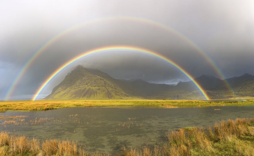Double Rainbow. Photo by: 'Bragi Kort'.