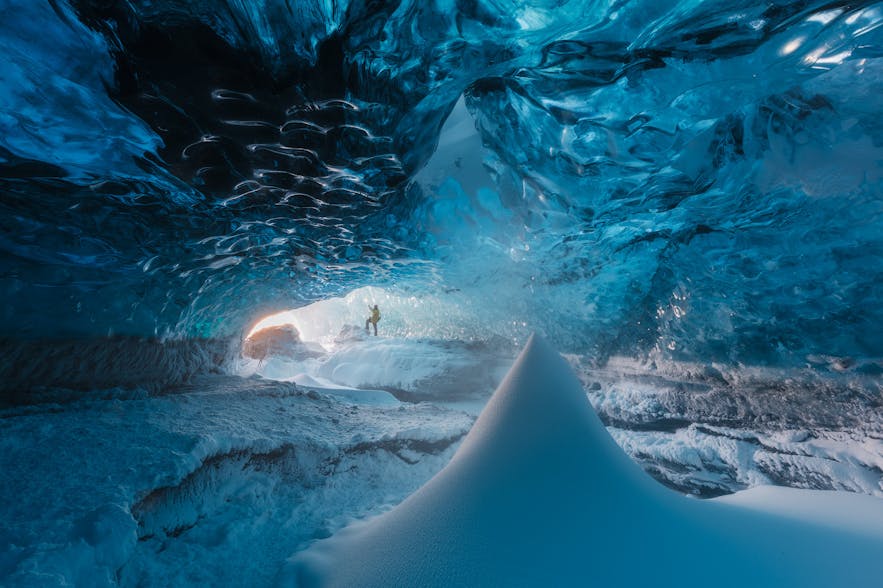 Eine Eishöhle in Island