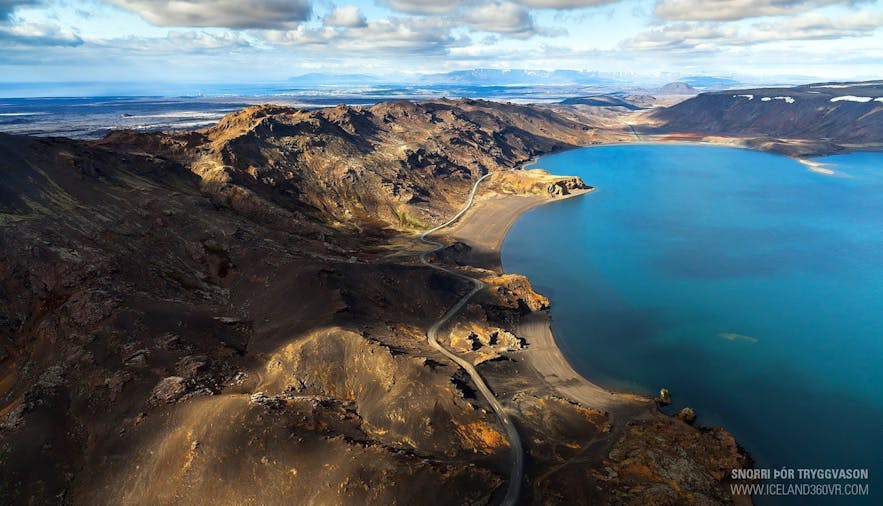 The world from above Aerial view of Iceland - Photo by Snorri Thor Tryggvason