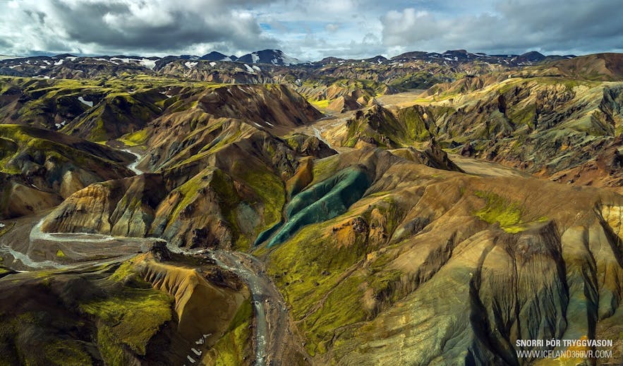 Highlands of Iceland Aerial view of Iceland - Photo by Snorri Thor Tryggvason