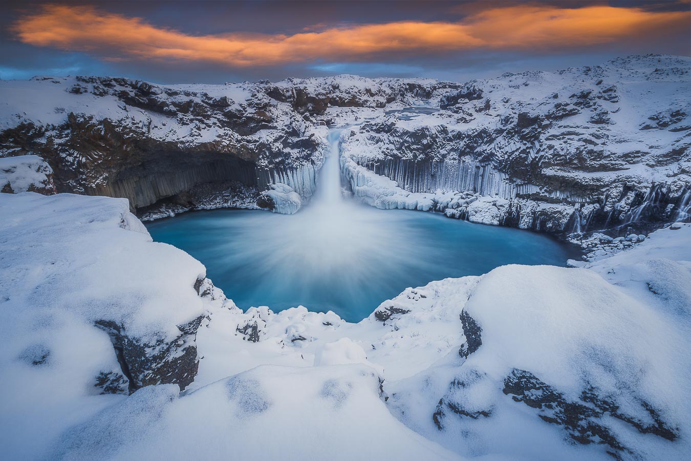 Aldeyjarfoss waterfall is tricky to get to but it's so worth it as it's a stunning natural sight.