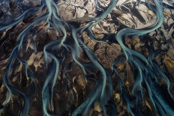 17 Aerial Photos of Iceland's Glacial Rivers You Won't Believe Are Real