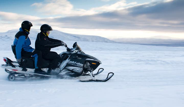 A Snowmobiling day tour provides for an action-packed afternoon in Iceland.
