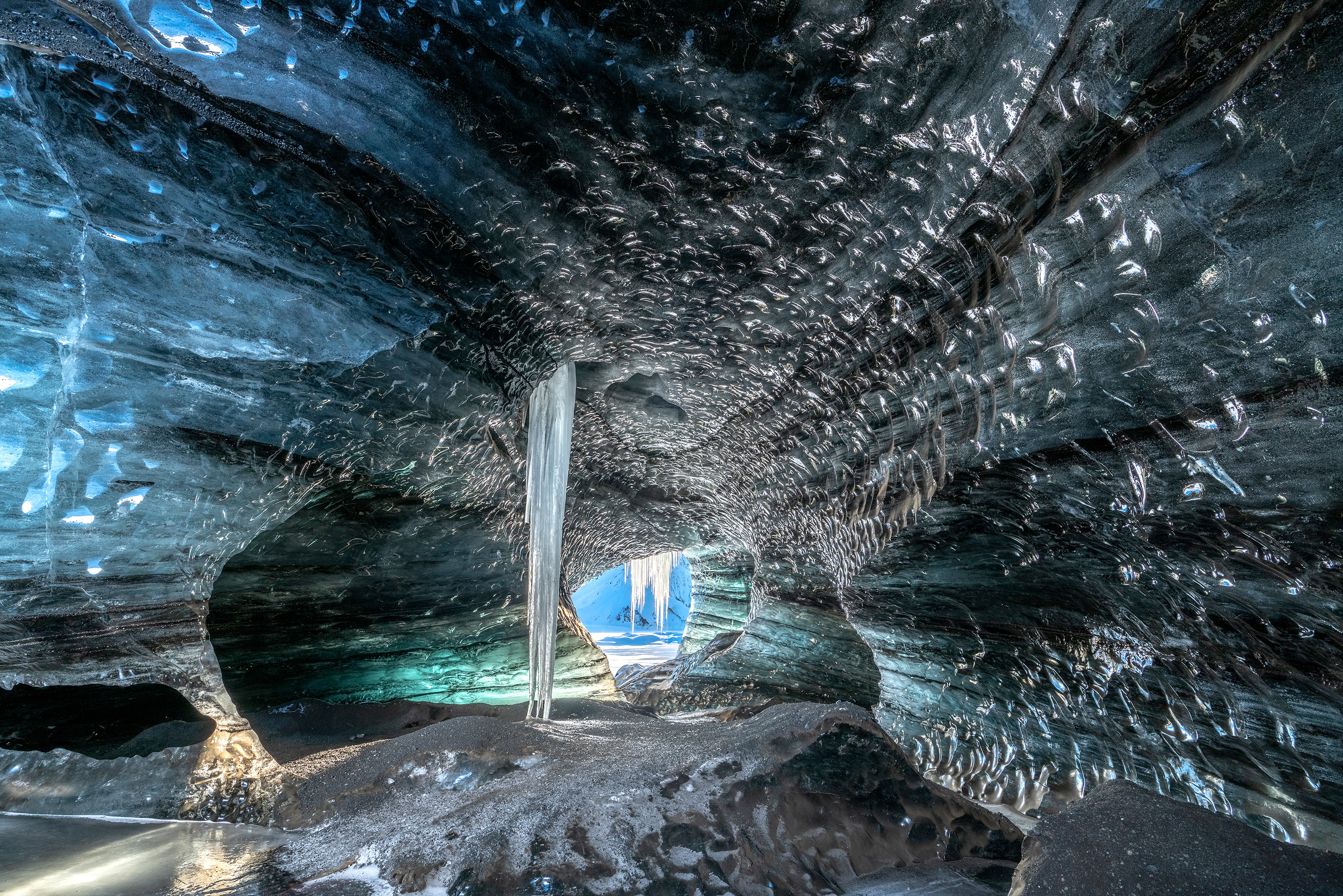 Grotte de glace naturelle à Katla | Départ de Vik