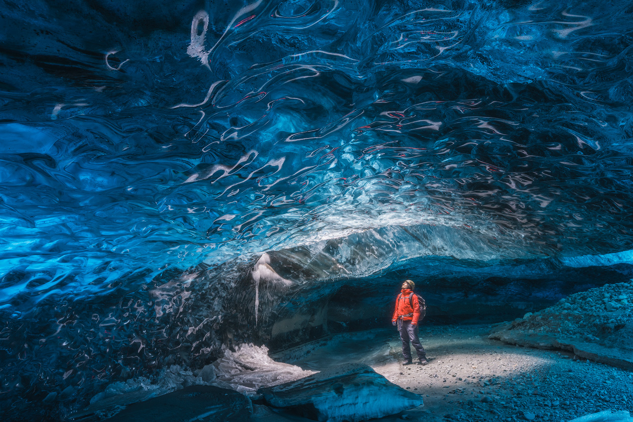 Тур в ледяные пещеры на леднике Ватнайёкютль | Отправление от Йокульсарлон