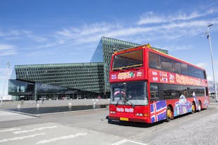 A hop-on, hop-off bus ticket is a fantastic way to explore Reykjavik's top attractions.