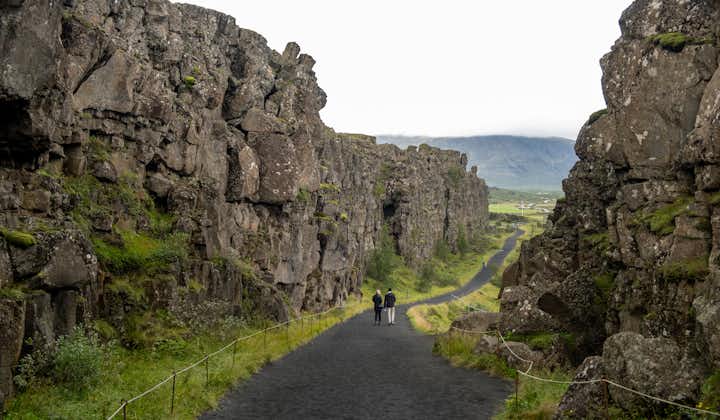 The North American and Eurasian plates have separated at Thingvellir National Park, so you can walk between the continents.