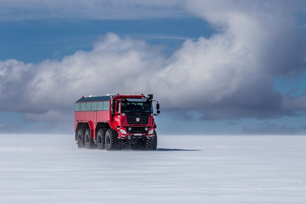 4-Hour Winter Ice Cave and Glacier Monster Truck Tour in Langjokull ...