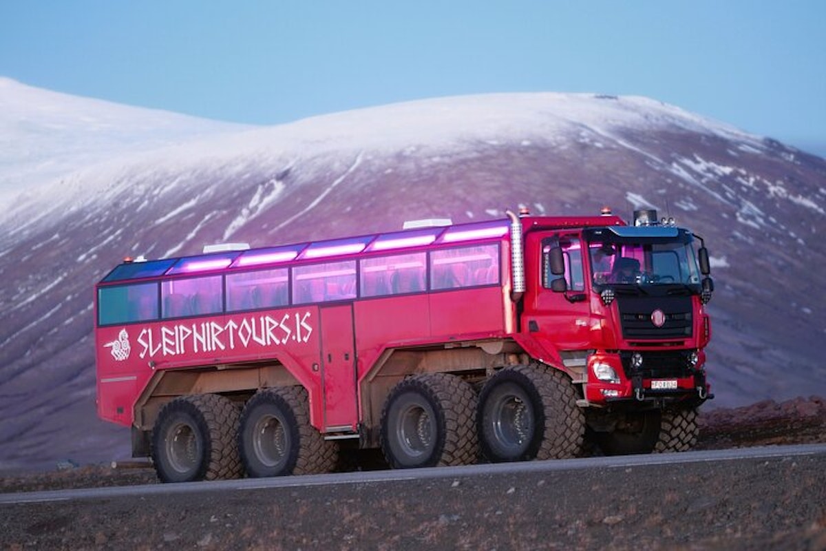 4-Hour Winter Ice Cave and Glacier Monster Truck Tour in Langjokull ...