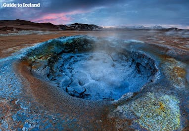 Namaskard Pass reveals a surreal landscape of bubbling geothermal wonders and striking hues.